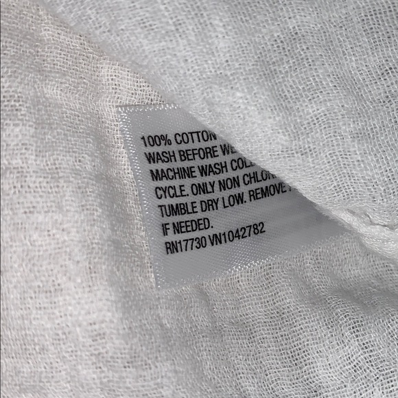 Cat & Jack White Cotton Button Down Shirt 4T EUC Beach Summer Photos - Picture 7 of 11